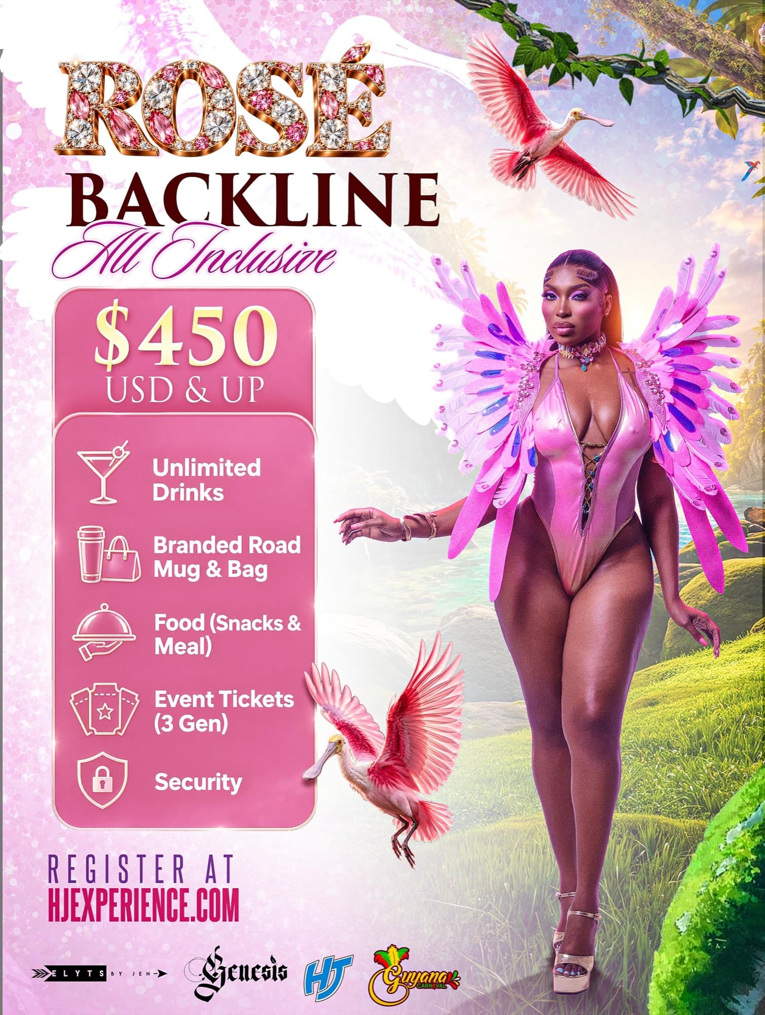 ROSÉ Backline promotional poster